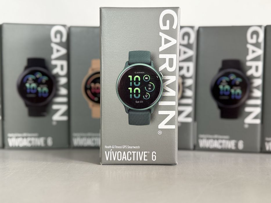 Годинник Garmin Vivoactive 6 Metallic Jasper Green with Jasper Green