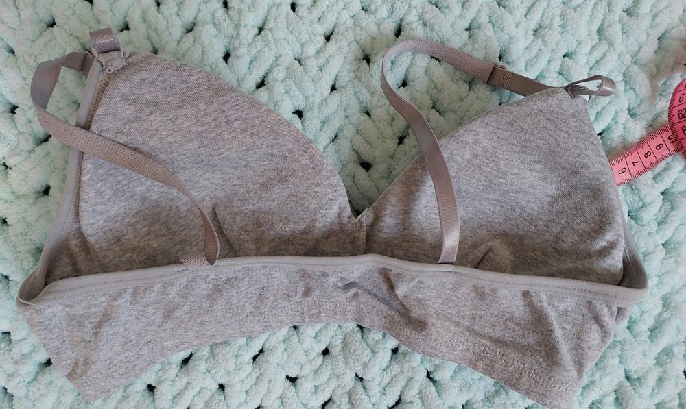 Бюстгалтер, топ сірий S/M