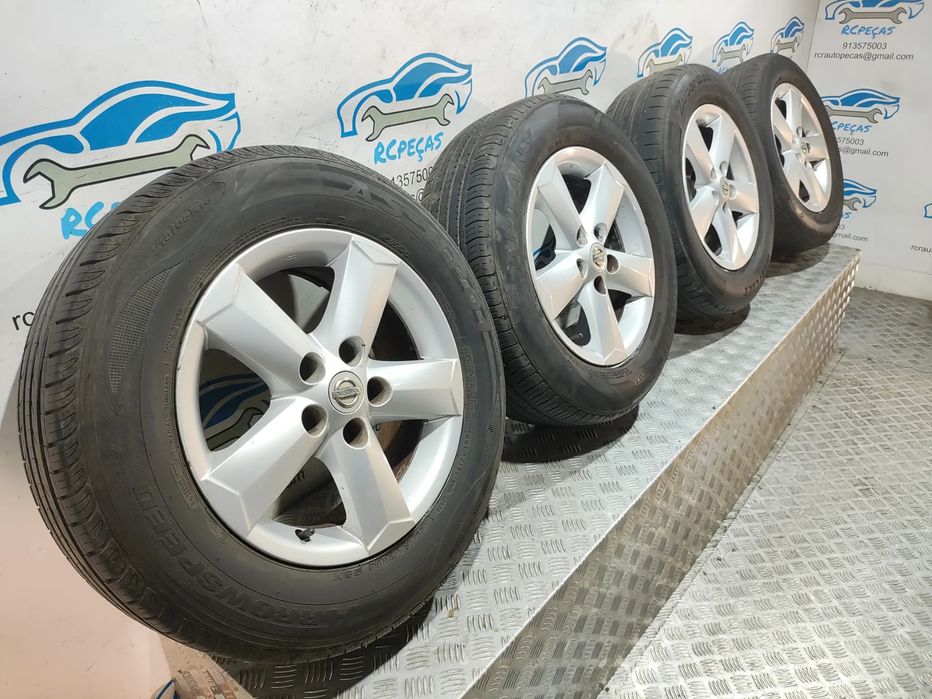 Conjunto Jantes 16 Originais Nissan Qashqai 1 J10 6,5J ET40 5x114,3