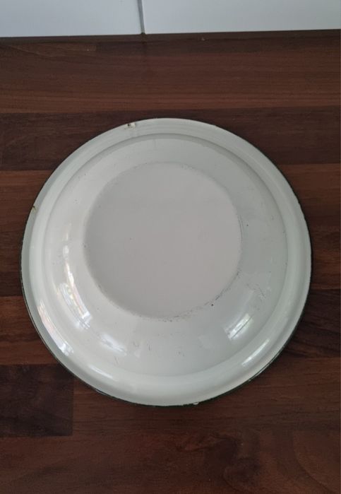 Miska emaliowana Światowit Myszków 20cm PRL Ładny Stan