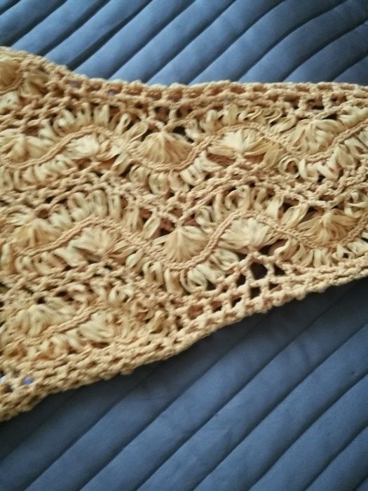 Sweterek żółto pomarańczowy