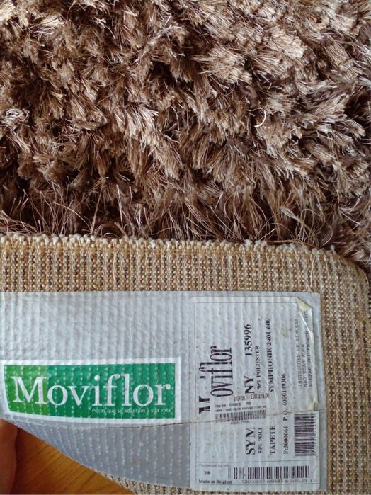Carpete /tapete Moviflor bege /castanho em optimo estado