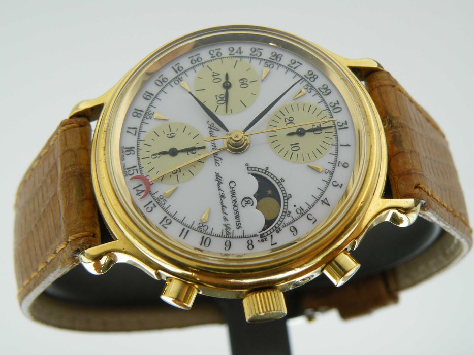 Chronoswiss Alfred Rochat Automatic Chronograf Lunar z Fazami Księżyca