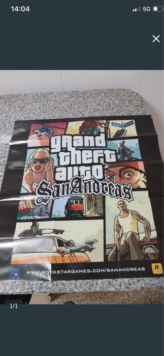 Poster jogo Gta San Andreas