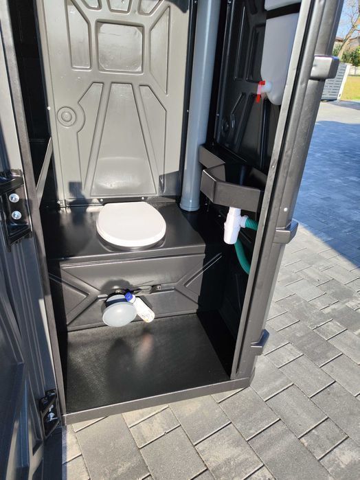 Toaleta przenośna ogrodowa na budowę na działkę do sadu budowlana