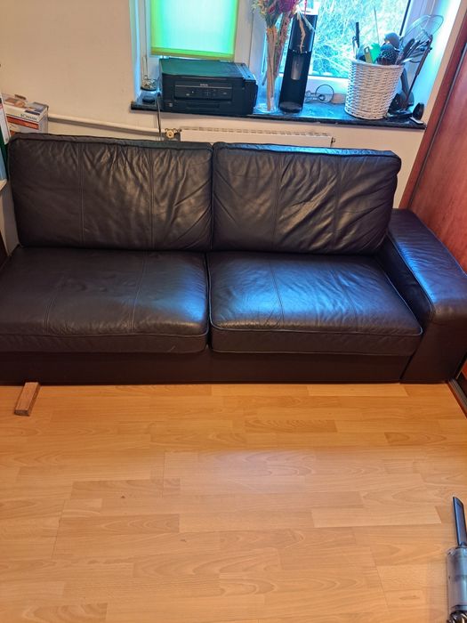 Sofa skórzana ikea Kivik