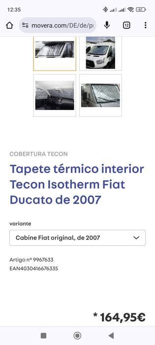 Tapete térmico autocaravana Ducato 2007
EAN4030416676335