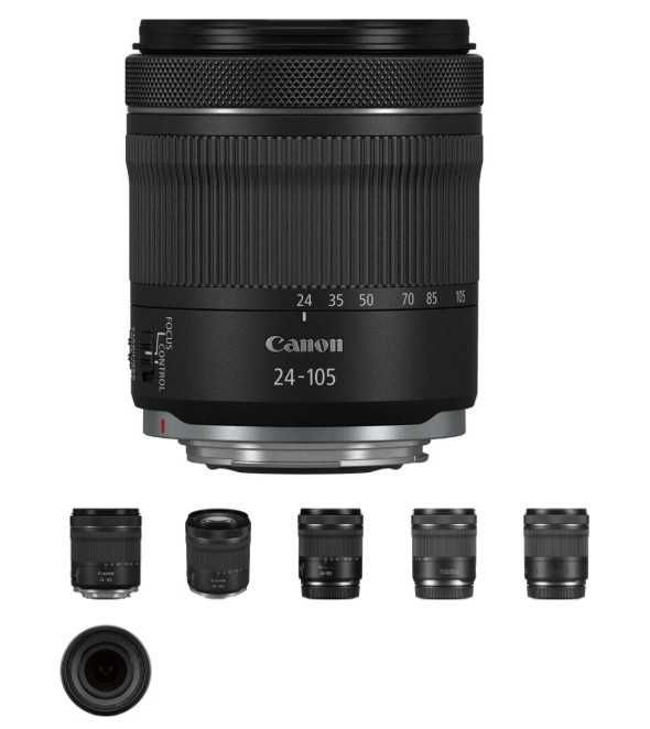 Canon RF 24-105 IS STM igual a nova com fatura e cerca de 3 anos de Garantia