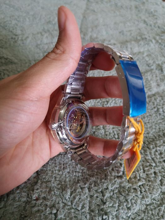 Relógio Xufeng Skeleton Dourado Prateado - Como Novo com Plástico
