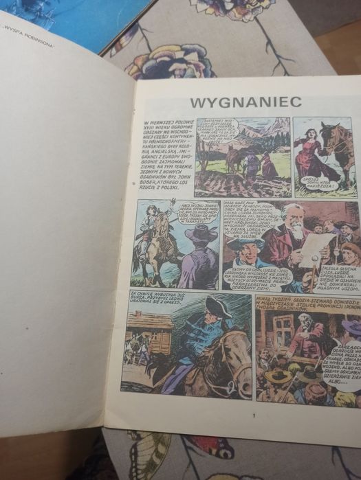 Komiks Wygnaniec, rok 1988, stan dobry