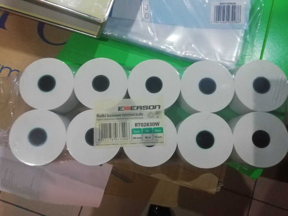 rolki do kasy fiskalnej emerson różne wymiary