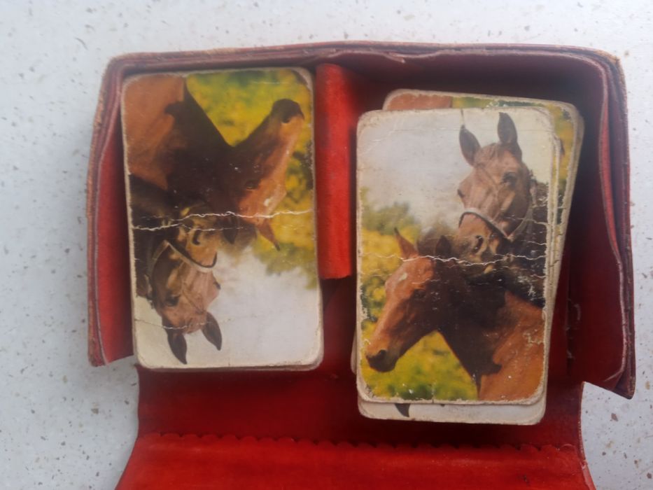 Retro opakowanie i karty do gry brak