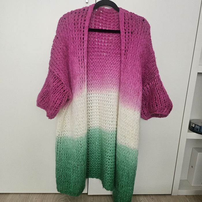 Kardigan-sweter z moherem nowy