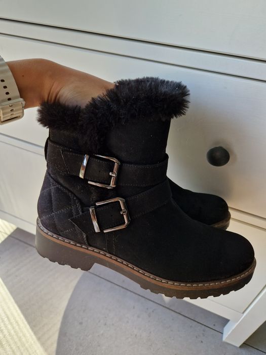 Buty botki ocieplane futerko 39