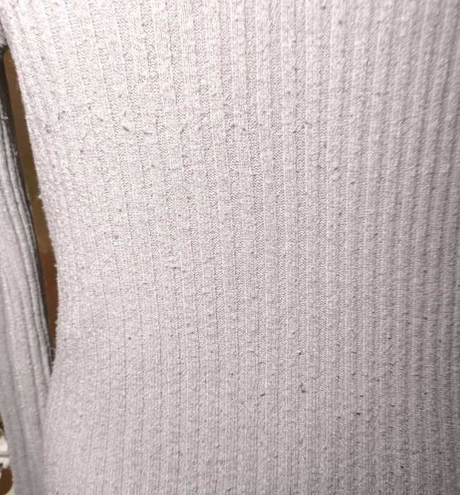 Beżowa Tunika Sukienka sweter golf M-L-XL (38-40-42)