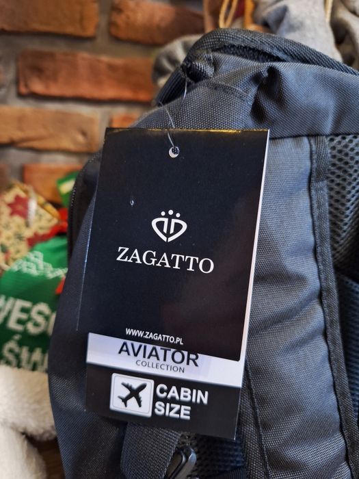 Plecak podróżny Zagatto, czarny plecak unisex
