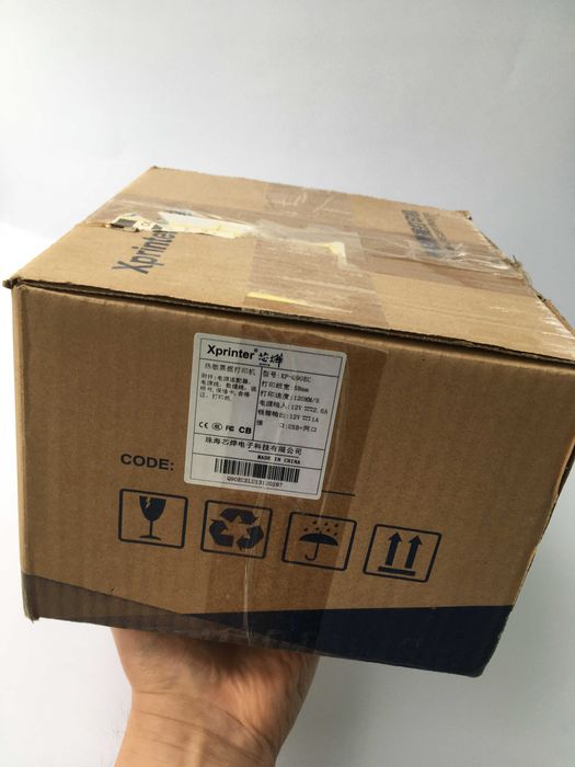 принтер чеков Xprinter XP-Q90EC термопринтер 58 мм Ethernet LAN USB