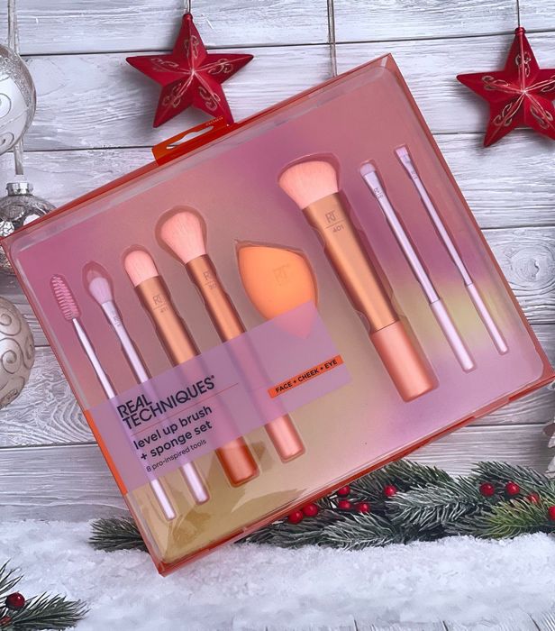 Набір пензлів для макіяжуReal Techniques Level Up Brush 
Sponge Set