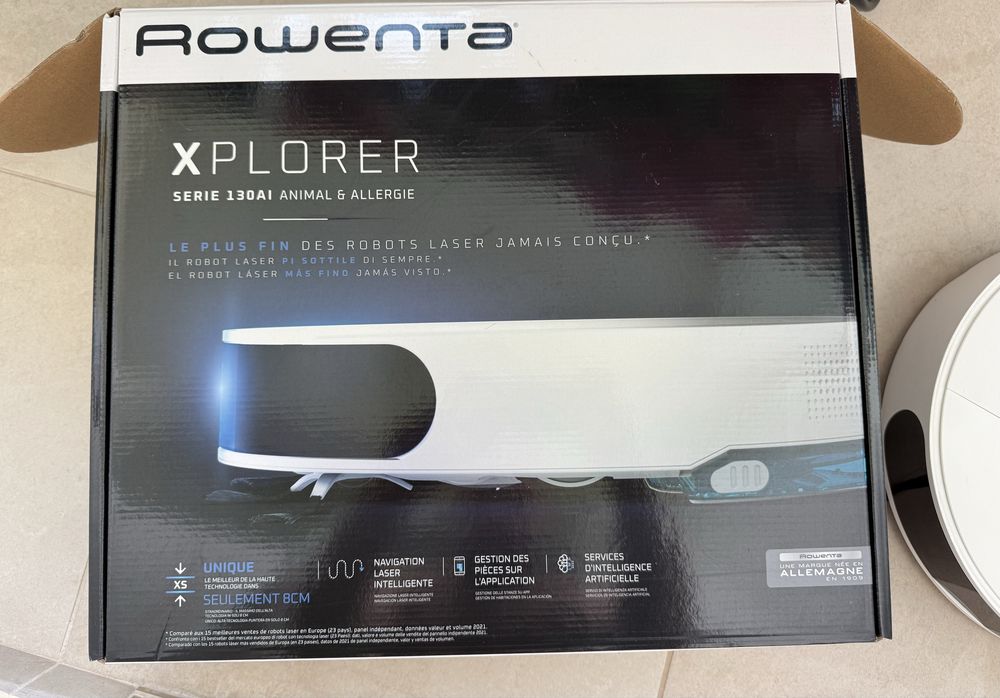 Продам робот пилосос миючий Rowenta Xplorer serie 130 AI