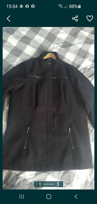 Płaszcz kurtka skórzana