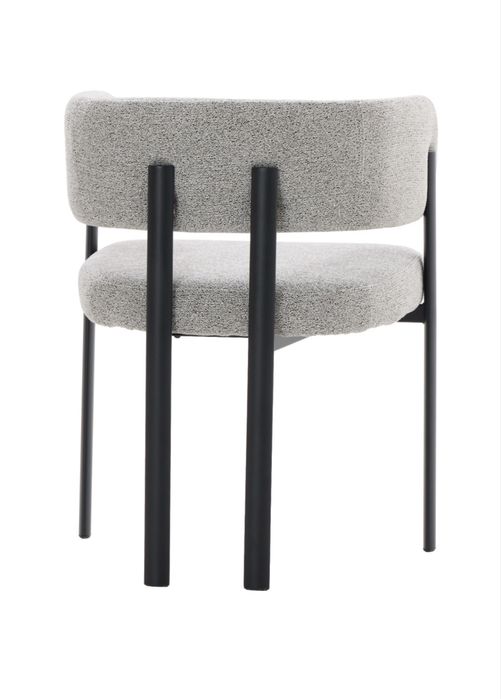 Nowoczesne krzesła/ boucle/ szenil/ szary