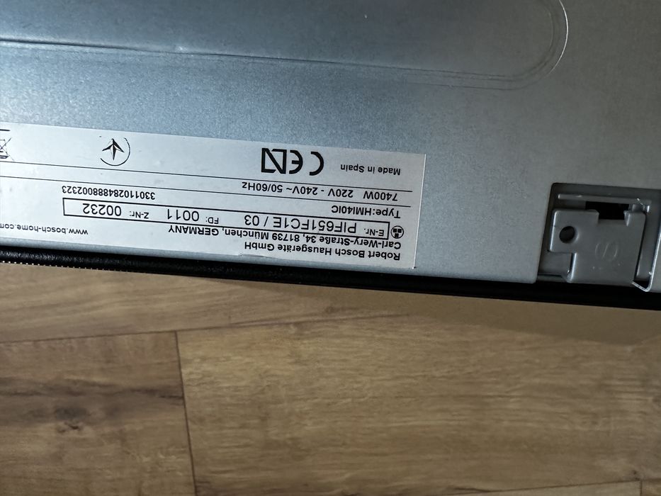 Płyta indukcyjna bosch PIF 651FC1E