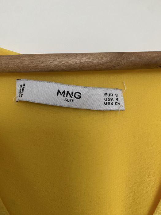 Sukienka letnia midi damska Mango suit żółta s 36