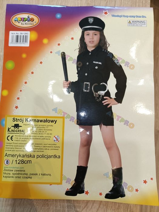 Strój policjantki