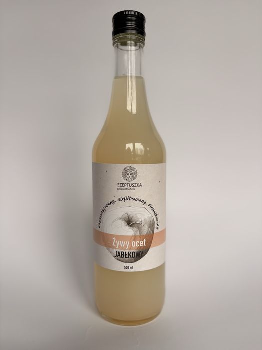 Żywy ocet jabłkowy 4+gratis