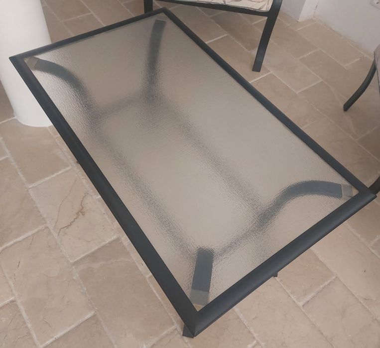 Mesa Jardim e Cadeiras em ferro