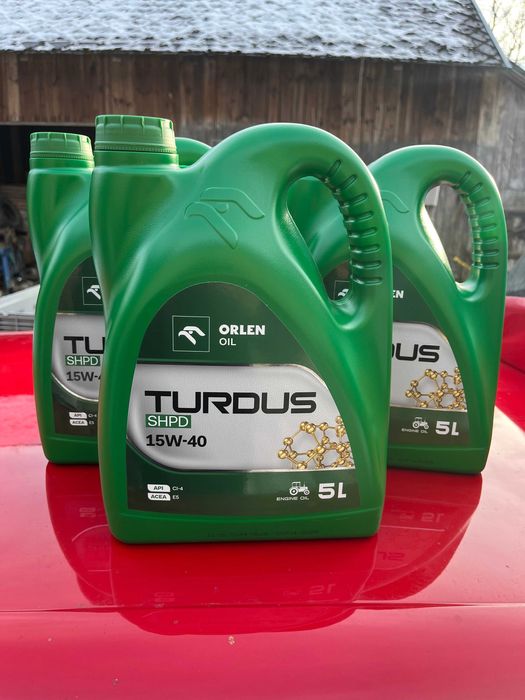 ORLEN TURDUS SHPD 15W40 bańka 5 litrów  Promocja zimowa!