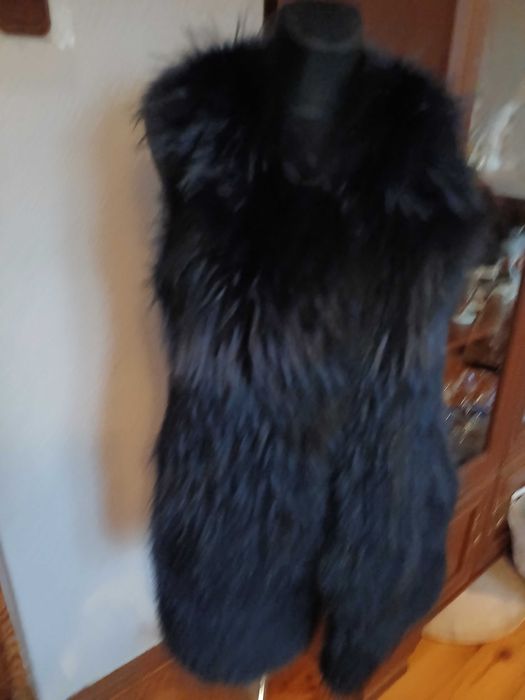 Hugenberg kamizelka naturalne futro  R40