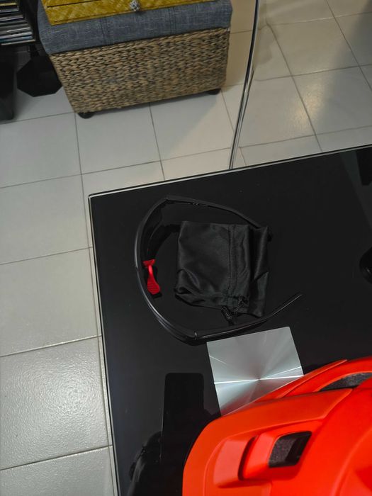 Capacete e outros para bicicleta