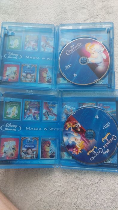 Trylogia Kopciuszek na bluray Disney