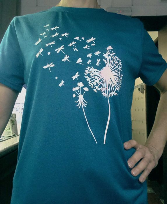 Camisola estampa dente de leão