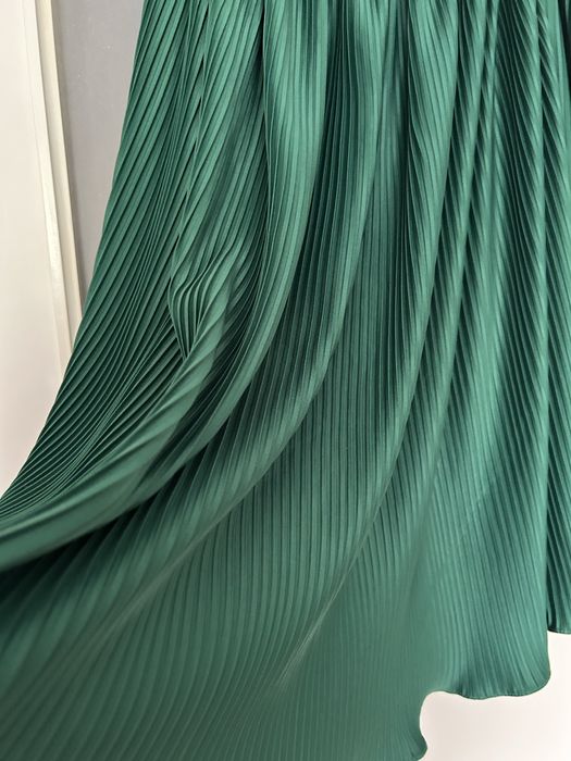 Спідниця пліссе зелена