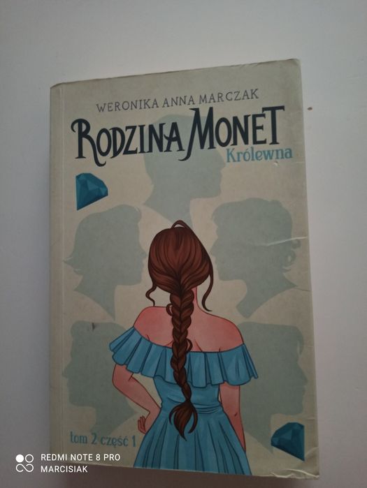 Ksiazka ,,Rodzina monet,, królewna