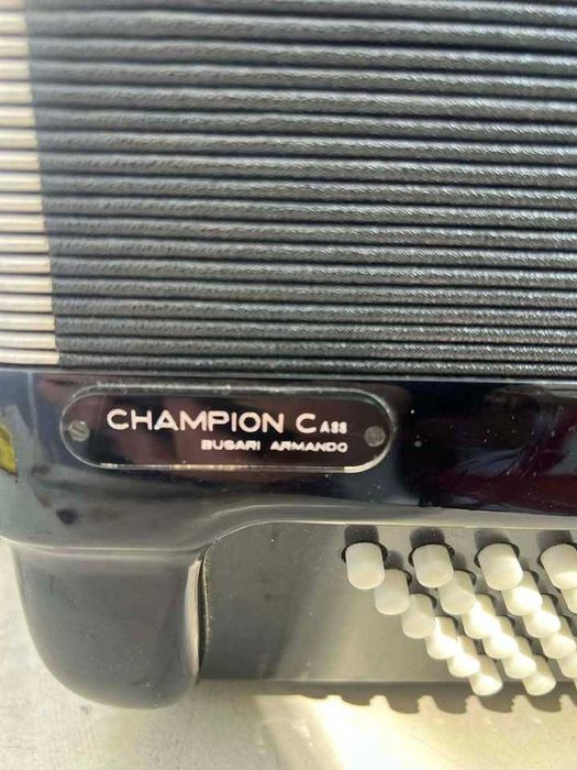 Acordeão Bugari Armando Champion Cass, com Cassoto, 120 baixos