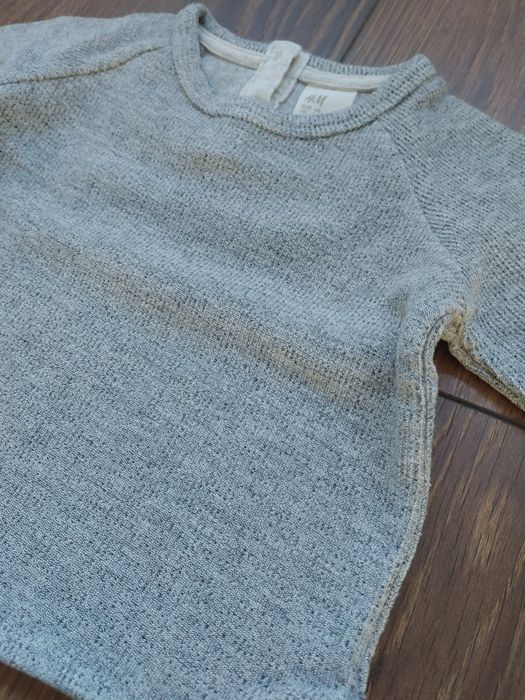 Szary dres zestaw komplet H&M rozm. 68