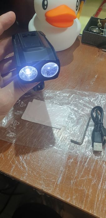 Mocna rowerowa lampka led