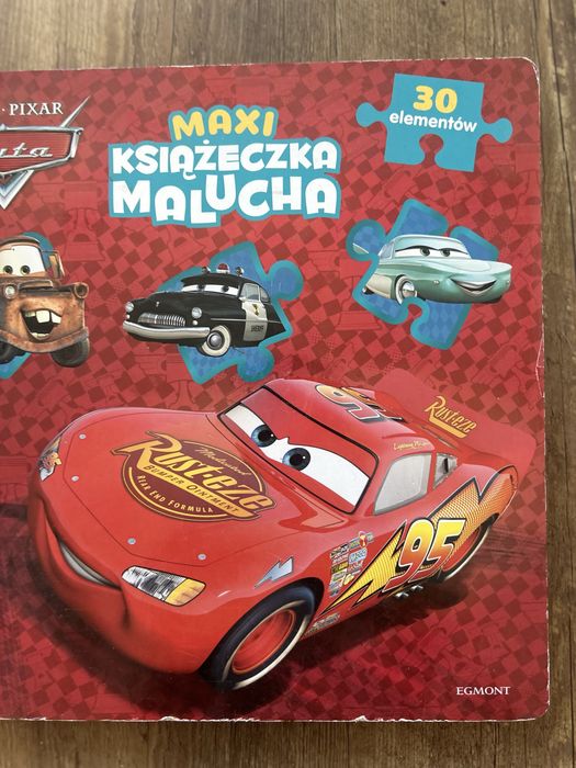 Auta zygzak Mcqueen książeczka z puzzlami