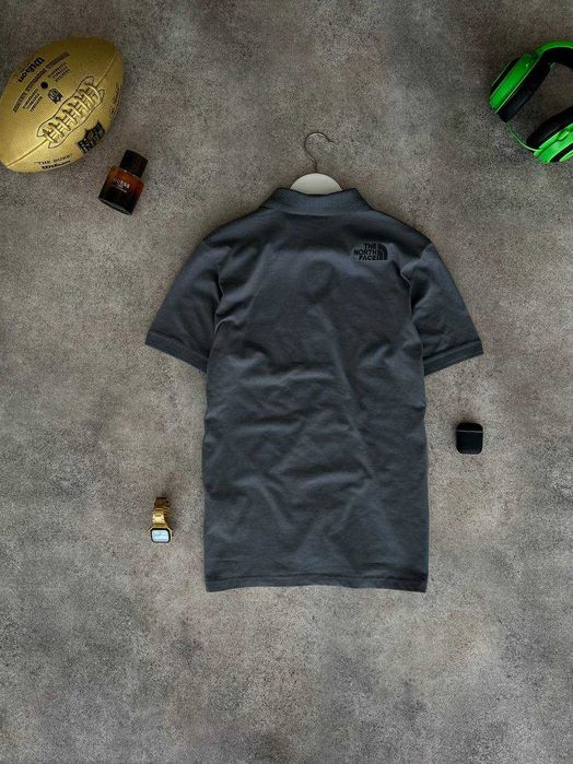 Футболка поло TNF The North Face Premium з qr-code і біркою i57/71-2