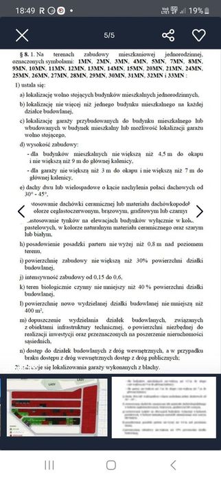 Działka przy lesie