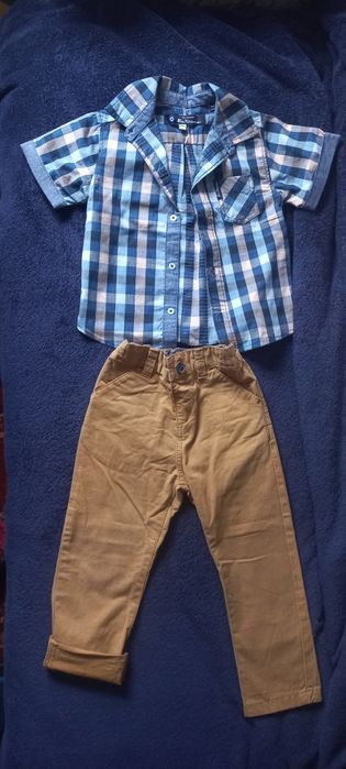 Рубашка. Джинси кольорові на хлопчика 2-3 р.