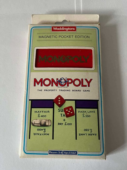 Monopoly Waddingtons gra podróżna magnetyczna