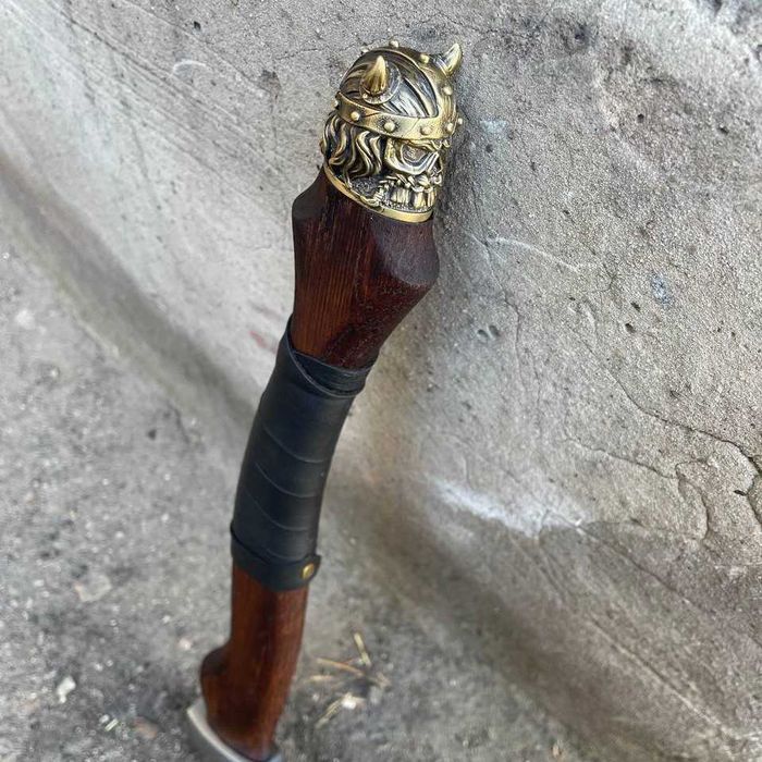 Ексклюзивна подарункова сокира Рагнар з литтям TR21 Топор авторский