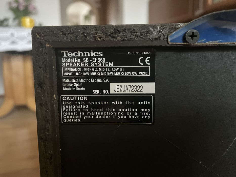 Kolumny głośnikowe Technics SB EH560