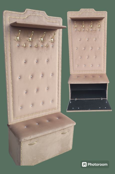 Pufy Wieszaki garderoby tapicerowane na wymiar