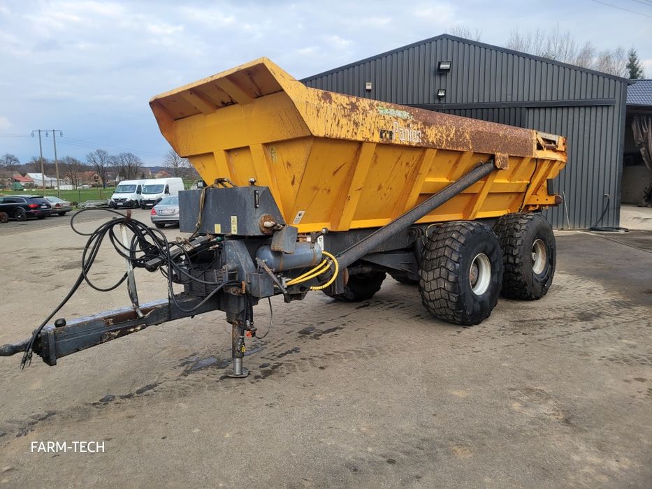 Przyczepa budowlana TP Panien mulda skorupowa z napedem