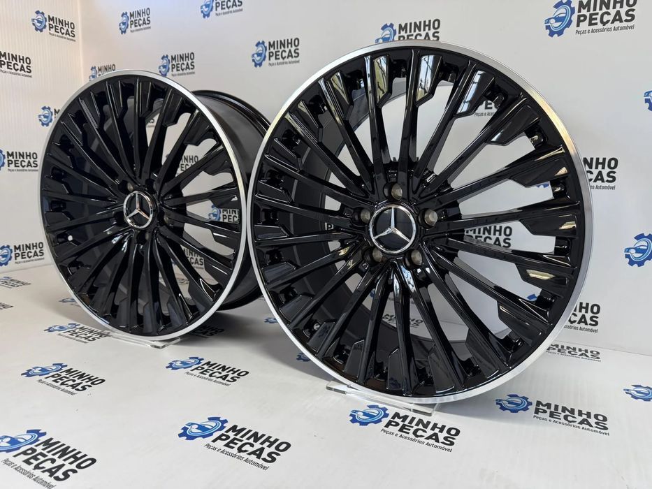 Jantes Look Mercedes New Turbine em 19 Preto Brilho